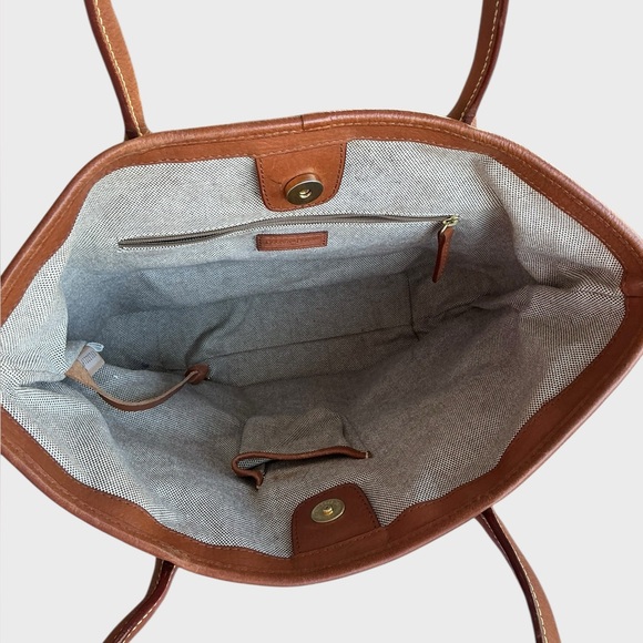 Dooney & Bourke Jenna Signature Collection Logo Tassel Tote Bag - Picture 8 of 14